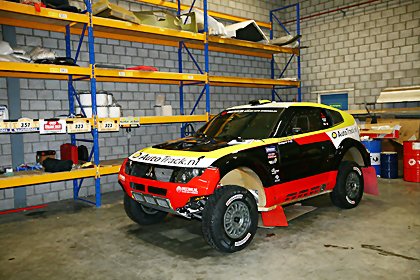 Nieuwe kleurstelling Mitsubishi Team Autotrack